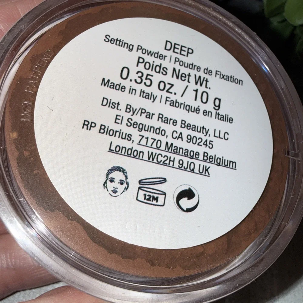 Rare‎ Beauty Always an Optimist Soft Radiance Setting Powder Shade Deep NIB
